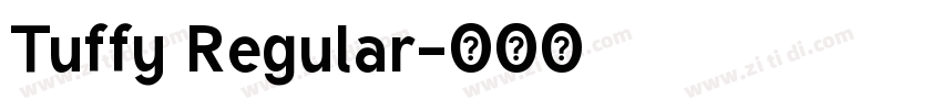 Tuffy Regular字体转换